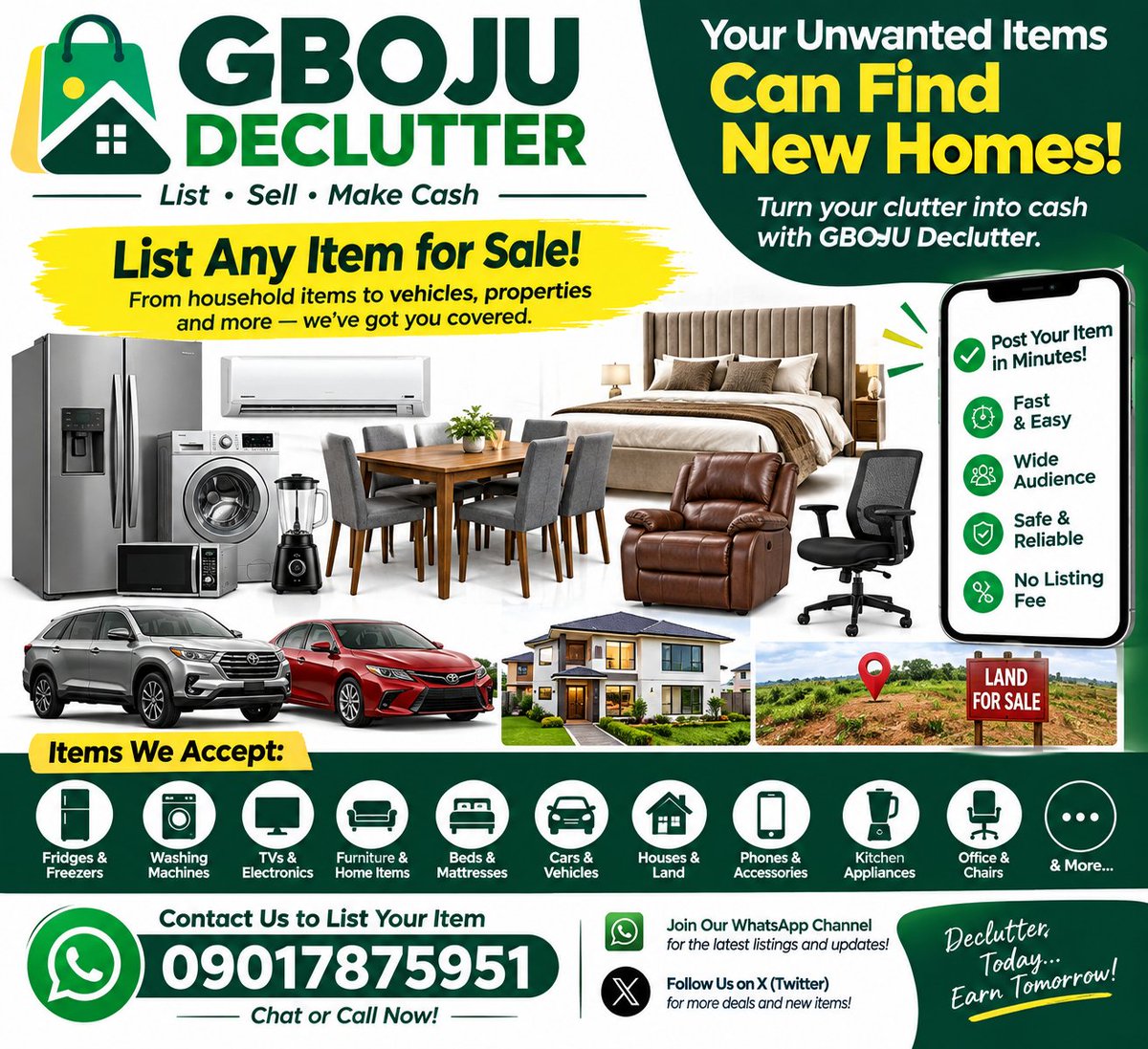 JohnAwodele's tweet photo. Join our whatsapp channel

Follow the Gboju Declutter channel on WhatsApp: https://t.co/YGljYPWgLF https://t.co/v9XG5I1KMa