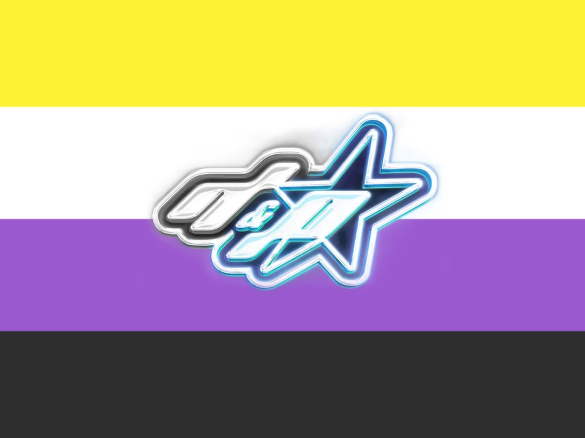howellslesbians's tweet photo. non-binary flag for non-binarys that love dan and phil https://t.co/Jo9UXtjcqb