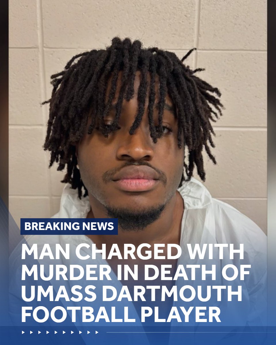 WCVB's tweet photo. A UMass Dartmouth football player was killed and a teammate was injured in a stabbing after a fight in Providence, police said. A 19-year-old was charged with murder. https://t.co/a9pfOGdmcB