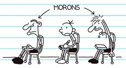 CTGvvon11's tweet photo. I was in a test yesterday and the kid in front of me was watching Cuphead boss fights while the guy behind me was asleep with a Blahaj https://t.co/R0tJ6bO36s
