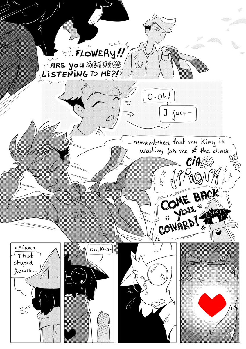 AllesiaTheHedge's tweet photo. A lil late but there is! I think it'd be extremely interesting to earn negative reactions from those who interact or feel something is off with Kris/soul in an aborted weird route. https://t.co/zGnHONovX3
