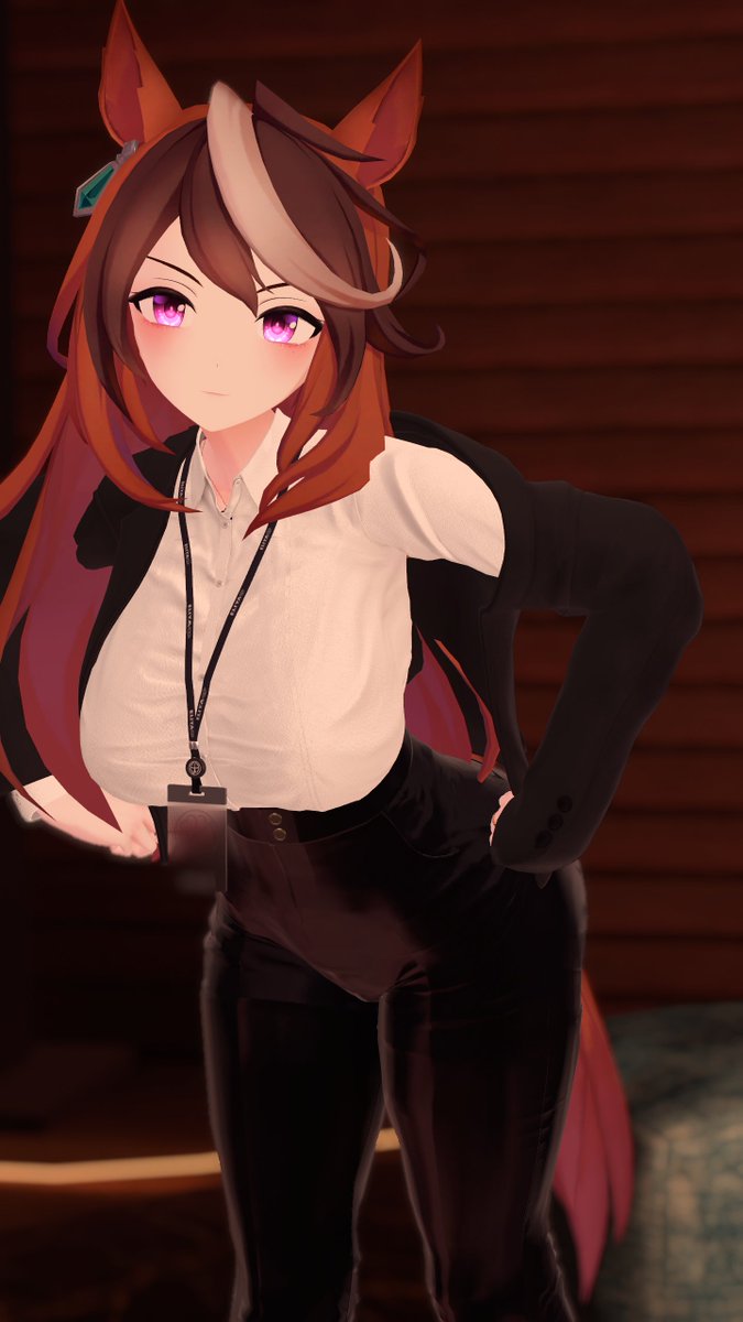 TanukieVR's tweet photo. Just now, I saw a thirsty student buying a drink from the vending machine..... 
She looked soda-lighted :3
#umamusumepretttyderby #vrcavatar #VRChatPhotography https://t.co/UE7ZpRnxqa
