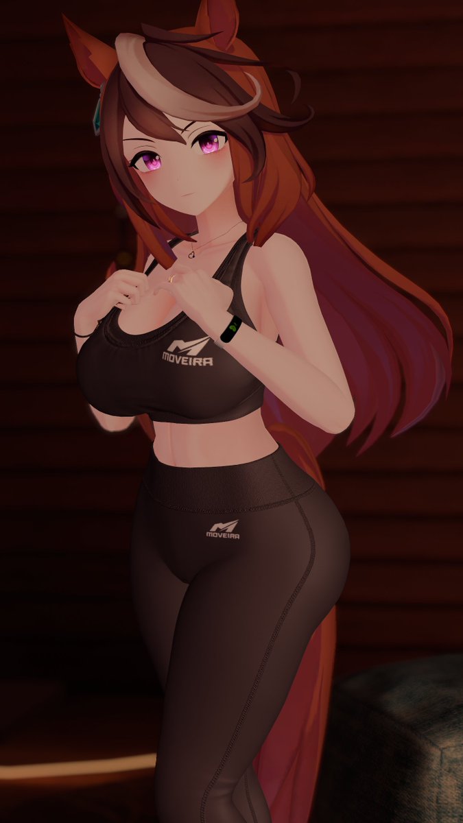 TanukieVR's tweet photo. Just now, I saw a thirsty student buying a drink from the vending machine..... 
She looked soda-lighted :3
#umamusumepretttyderby #vrcavatar #VRChatPhotography https://t.co/UE7ZpRnxqa