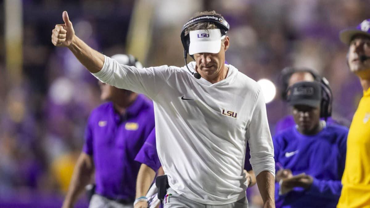 RocketPickz's tweet photo. CFB Week 3 POTD ๐
LSU -2.5
(-122 PM | 0.55u)
Sole CFB play for me this week again.
Lane Kiffin Villain Arc will be special ๐
๐ค if tailing.
#GamblingX #CFBBets https://t.co/9gkzhGH8ET