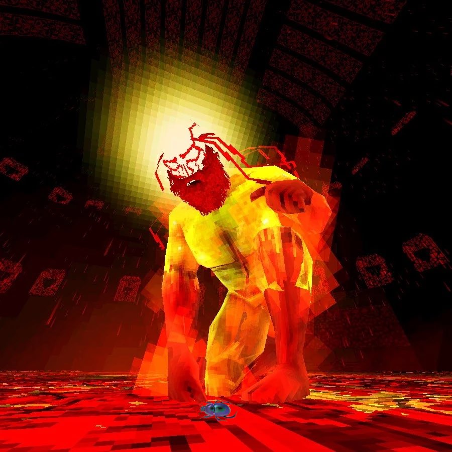 childbiter's tweet photo. sisyphus when he sees a cool bug https://t.co/8sDeOBAgBc