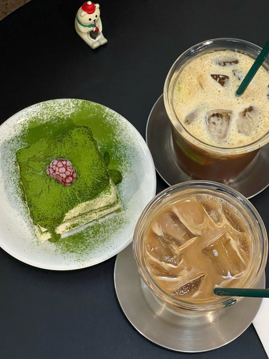 real__pcy007's tweet photo. Just had the best homemade matcha tiramisu at the new café on 5th St—creamy, not too sweet, with that perfect earthy matcha kick. 10/10 would come back for more!， https://t.co/R2t9oLQW1O