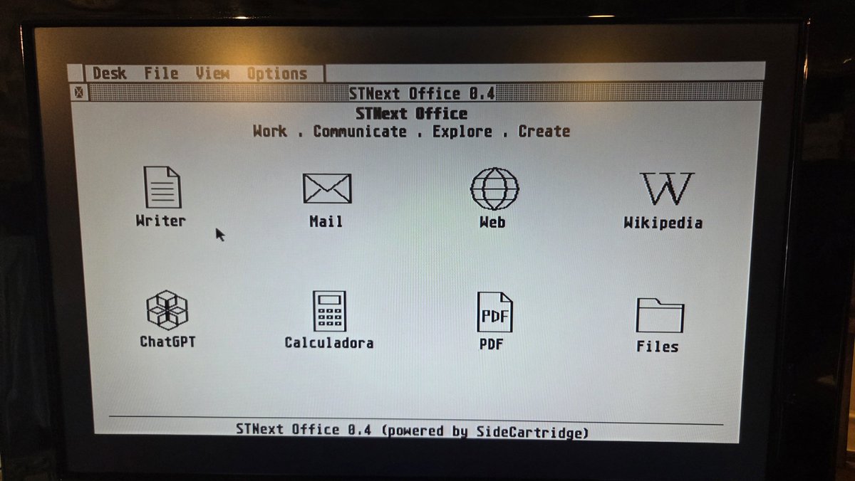 galvans's tweet photo. Sidecartridge trae el Atari ST al siglo XXI. Excepcional producto, muy bien presentado y con excelentes herramientas para desarrollo. El port de Doom es increíble...
@sidecartridge https://t.co/JGI3HpvwC9