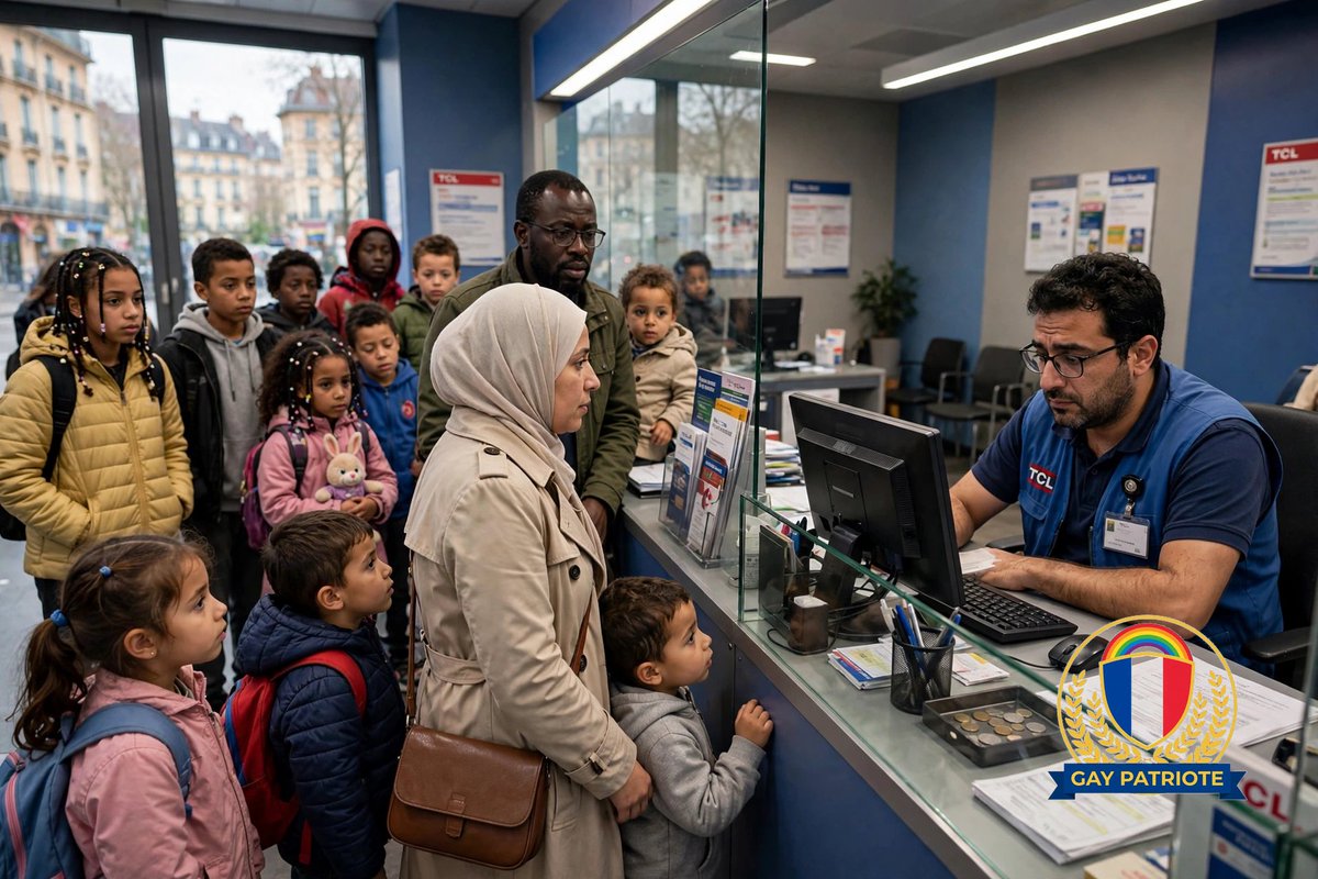 platiniumultra's tweet photo. Mon pote algérien, venu d'Algérie, intégré, qui bosse au guichet abonnements TCL à Lyon et reçoit le public tous les jours, me disait qu'il est dégoûté. Il voit une Française voilée avec 3 gamins qui ne bosse pas et touche 2500€ de CAF, un Malien qui débarque avec ses 9 gamins et qui veut 9 abonnements à 80€ qu'ils ne paient même pas. Ras-le-bol du système⤵️⤵️⤵️⤵️😏