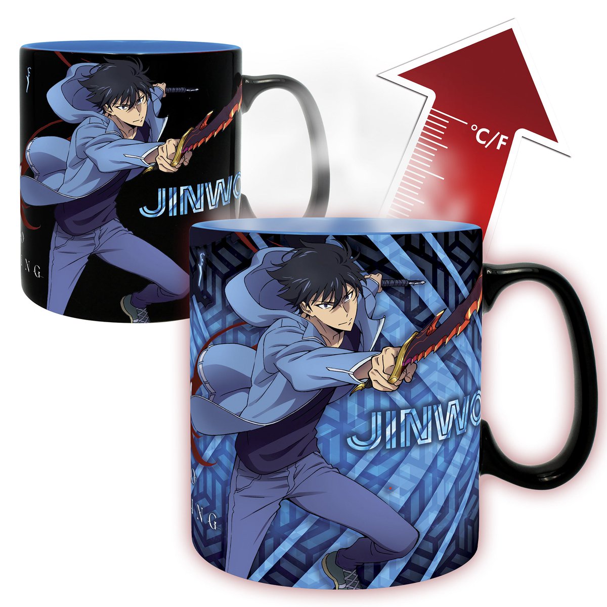 PrimroseFayelin's tweet photo. I just received Solo Leveling Jinwoo &amp; Ingris Ceramic Heat Change Mug 16 Fl Oz. by ABYstyle from solzy via Throne. Thank you! https://t.co/O54HWU70lh #Wishlist #Throne https://t.co/gF11nKQ95H