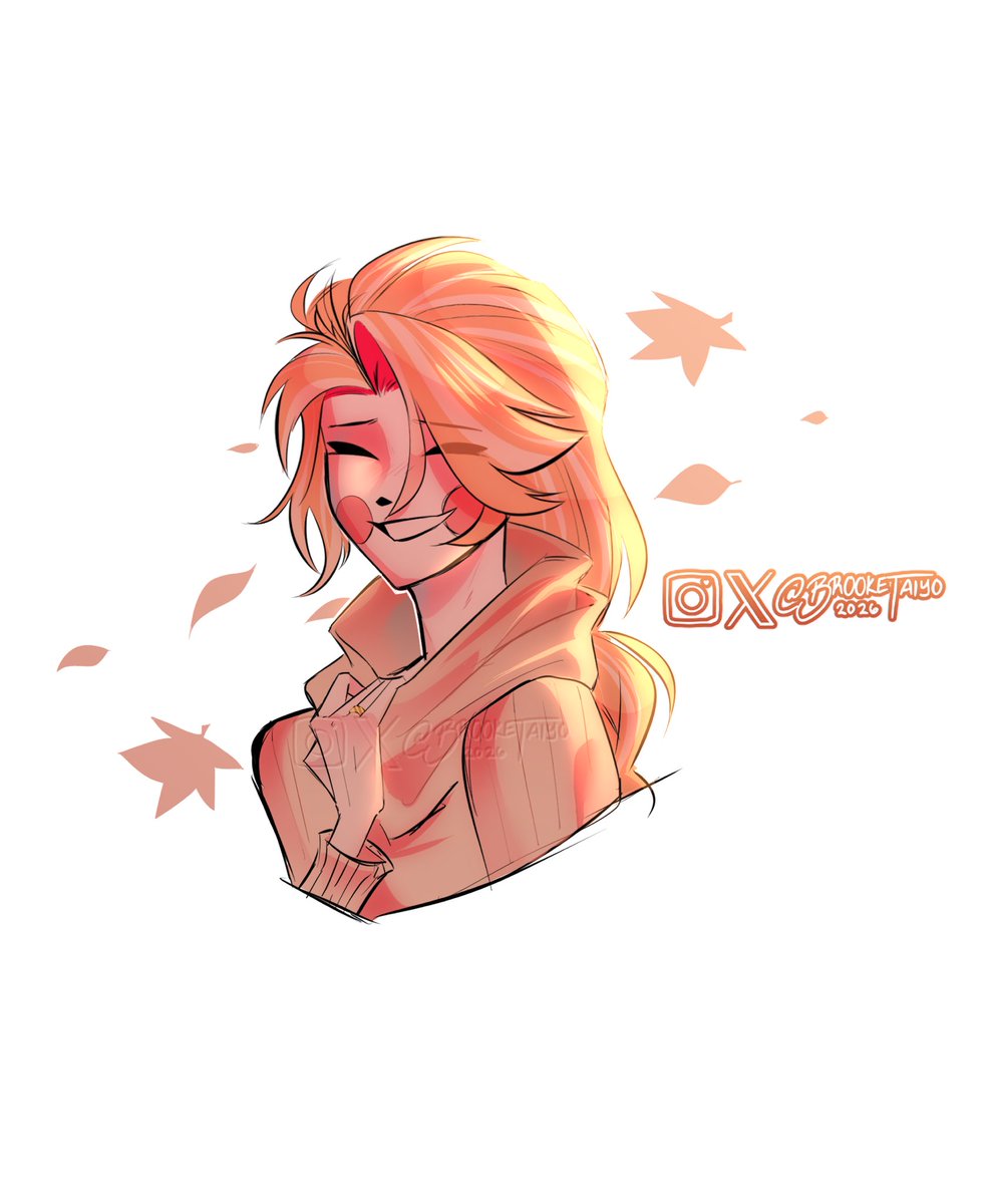 BrookeTaiyo's tweet photo. fall charlie doodle 🍂🍁🧡
(mostly an excuse to use pretty orange lighting lol)
.
.
#charliemorningstar #hazbinhotel https://t.co/ajKzi0OLWr