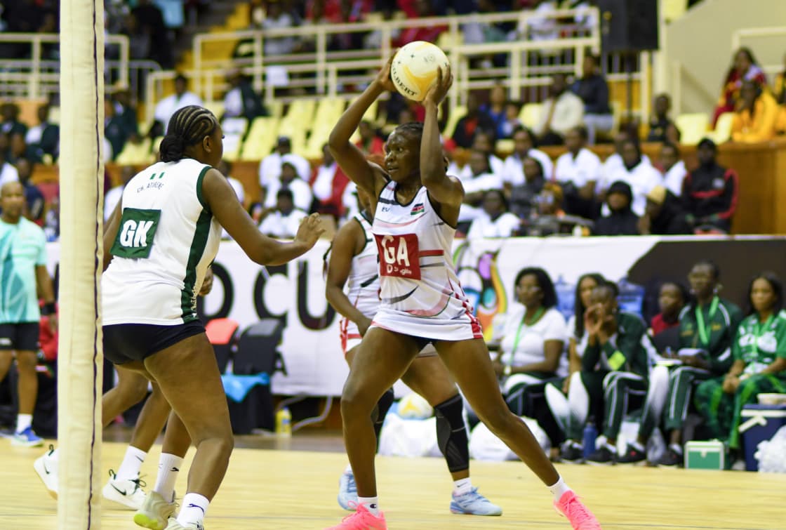 netballkenya's tweet photo. Closing out Day 1 in style at Kasarani. A brilliant performance to cap off the opening day of World Cup qualifiers. Congratulations to the DIVAS.
FT: Kenya 61 - 40 Nigeria 🇰🇪🇳🇬
#WorldCupQualifiers #TeamKenya https://t.co/ef52CjEYQt