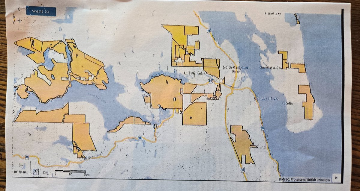 DrAnnaKindy's tweet photo. I came across a provincial government website and this map was on it.
I actually saw most of Vancouver Island but decided to stick to the Campbell River area for now.

As you can see the entirety of Beaver Lodge Forest Lands and about 1/4 of Elk Falls Park seems to be  identified for consideration of transfer under the Incremental Treaty Agreement (ITA) or related land transfer process.

I know how important and beloved these lands are to everyone so I decided to do an FOI to verify if this was or is actually being considered.

Unfortunately my request for the records for Beaver Lodge Forest Lands were withheld in their entirety persuant to multiple sections including section 15- DISCLOSURE HARMFUL TO LAW EMFORCEMENT.

I am still wating for a reponse to my FOI request for Elk Falls.

I strongly believe in democracy and tranparency by governments.
I also believe in reconciliation but that all processes including reconciliation must be transparent.
As an MLA, I represent ALL my constitituents and I feel since this government is not being transparent, my constituents deserve to know.

I have also started two petitions to present to the legislature.
I have included them in this posts and you can pick them up at my office.

I personally feel that the entirety of Beaver Lodge Forests and Elk Falls Park should PERMAMENTLY remain publlc lands for all British Columbians to enjoy.

Up to you my constituents, to decide.