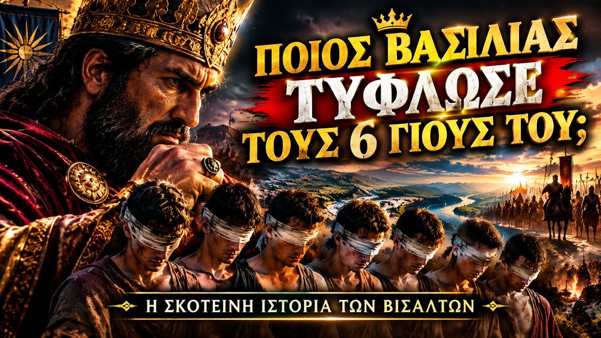 SOLDATOSN's tweet photo. Αυτό το βίντεο ζωντανεύει τα δραματικά γεγονότα, τους θρύλους και τους μύθους που διαμόρφωσαν την περιοχή της Βισαλτίας και του Στρυμόνα, συνδέοντας την αρχαία Μακεδονία με τα μεγάλα ιστορικά γεγονότα της εποχής. Ποιοὶ ἦσαν πραγματικὰ οἱ Βισάλτες;  

https://t.co/n5EDZ0L4LP https://t.co/WbR830I95C