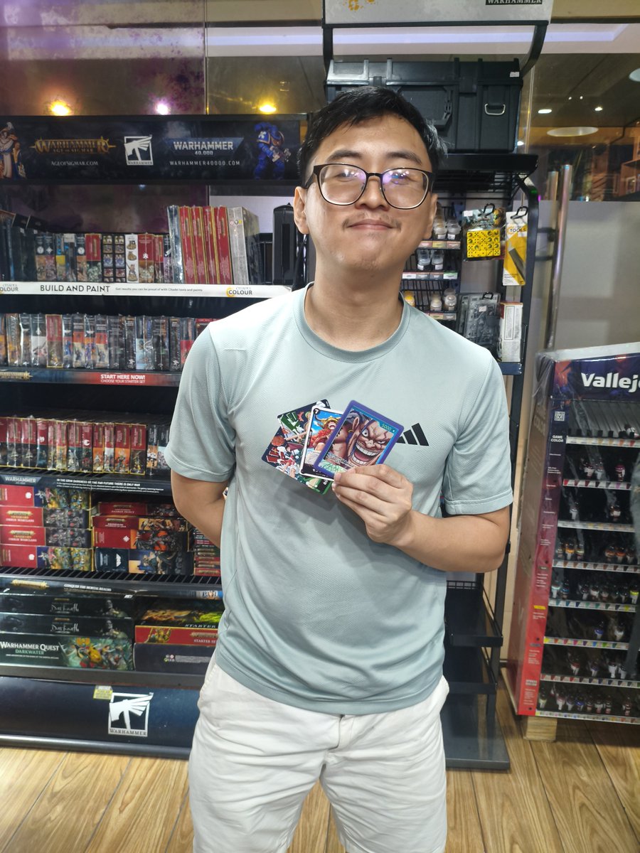 PMPlaysx's tweet photo. [2] Casual Tournament
September 18, 2026
Block 101 Hobbies Store
16 Players

🏆 Mark ⚫ Luffy
🥇 Luis 🔵 Rocks
🥈 Gerard 🟣 Enel
🥉 Mae 🟣🟡 Robin

Raffle Winner: Enrique

Meta Spread
🟡🟣 Robin 4
🟢 Mihawk 3
🔴⚫ Sabo 2
⚫ Luffy 2
🔵 Rocks 2
🔴 Ace
🟣 Enel
🟢 Shanks https://t.co/09TIqWPQTS