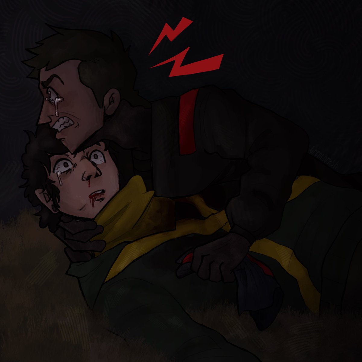 trenchrash's tweet photo. redraw from last year!!!! i dont notice a difference 😂😂🤝 kidding. get it. becuase its like. really different. ok
#cliqueart https://t.co/pnqFXW2cPz