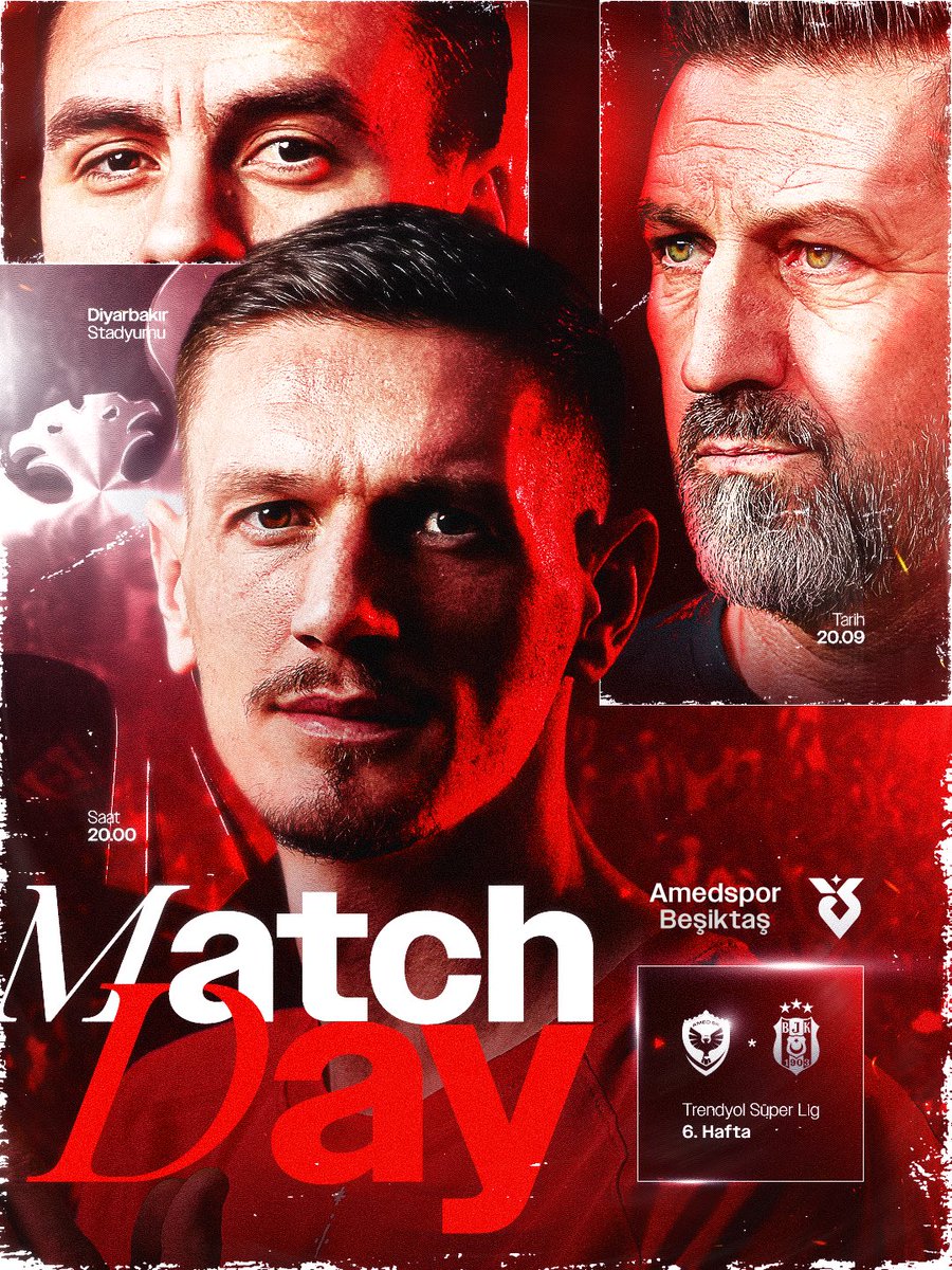 amedskofficial's tweet photo. 📢 Maç Günü
🆚 Beşiktaş
⏱️ 20.00
🏟️ Diyarbakır Stadyumu
📺 beIN SPORTS 1
#TîmaGel
#TaximêŞarî
#HalkınTakımı https://t.co/nGOAu6Z8WM