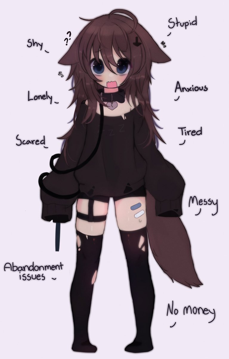 Waffuccino's tweet photo. Stray puppy 🐾🩹⛓️ https://t.co/ZokQWjlB5v