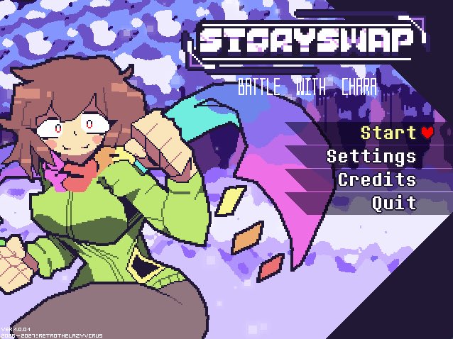CepixLCP's tweet photo. Voy a probar este Fangame de Storyswap 

Miren que bonita esa Chara https://t.co/7VUYaWG0ZJ