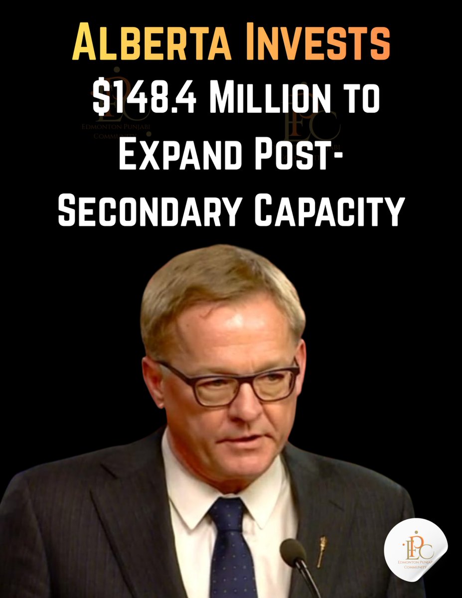 TishStegemann's tweet photo. Alberta will invest $148. 4 million over three years to add 8, 000 seats in high-demand post-secondary programs across engineering, health, science, nursing, education, technology and trades. https://t.co/E37RuOXlij