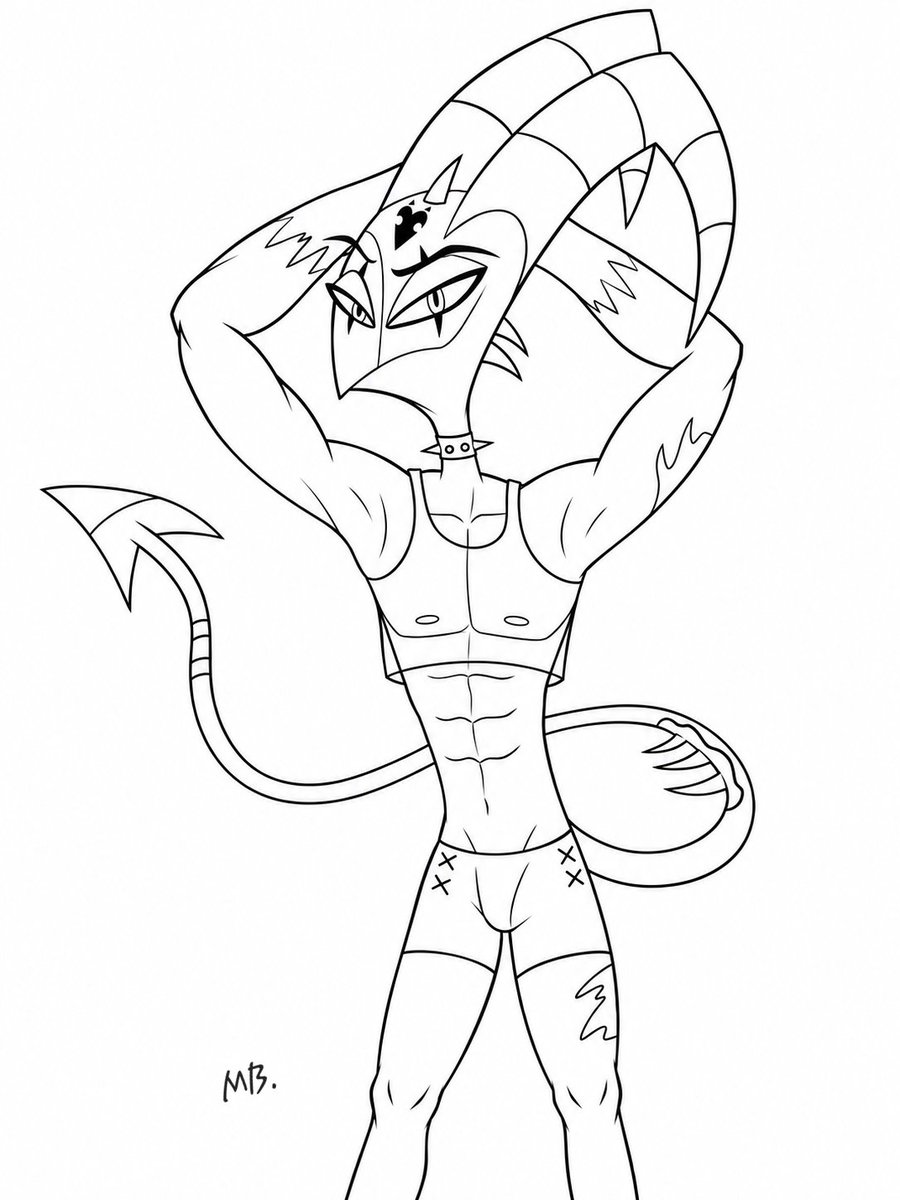 stolitz_37's tweet photo. WIP! Blitzรธ wanted to try Stolas's new look! ๐๐ฅ๐ฅ Going to add colour later on! #HelluvaBoss #Blitzรธ #HelluvaBossFanart #ArtWip #BlitzรธWip https://t.co/rmMcSzCjNY