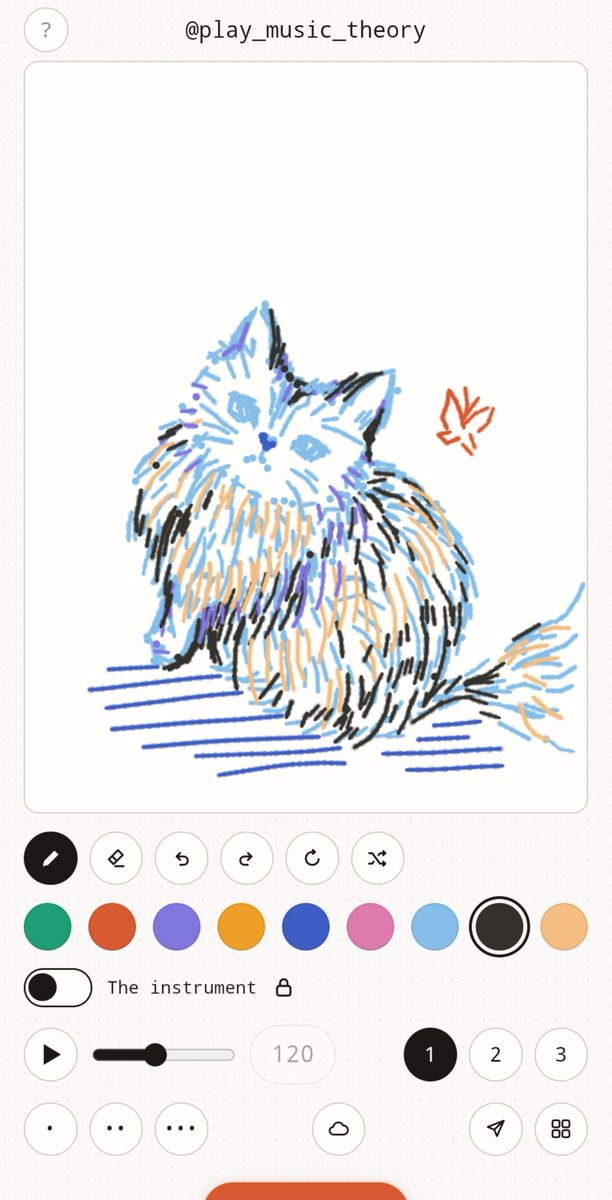 ijkminya's tweet photo. I've tried drawing dusty with this website. 
The first try turned out better, but none of them worked really (the music had a lot of noises) and idk why :( https://t.co/o9SHz8msP9
