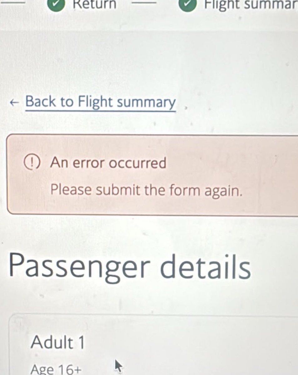 juicygirlcharl's tweet photo. @British_Airways is your system down. Trying to book flights and keep getting this. Changed device and browser https://t.co/VDgVLzkuFZ
