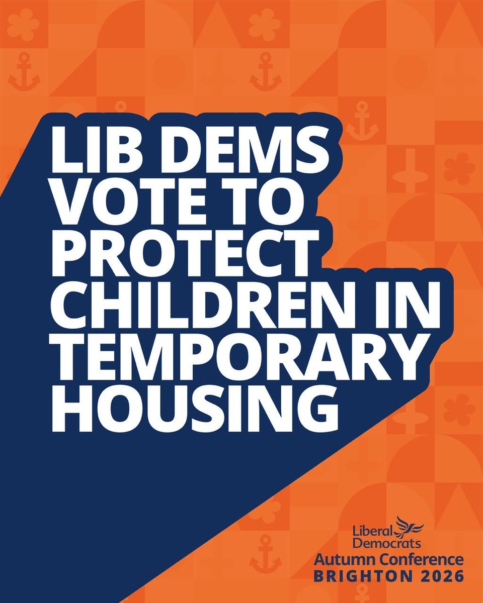 LibDems's tweet photo. Liberal Democrat members passed a new policy on Mortality of Children in Temporary Accommodation.

Every child having the best possible start in life.

Read about it here: https://t.co/JxyZcOGMIG https://t.co/PM9B6R166b
