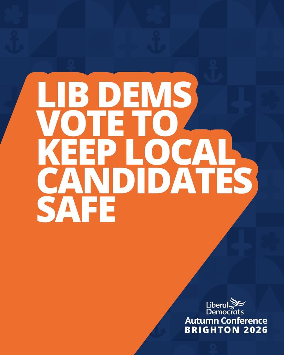 LibDems's tweet photo. Liberal Democrat members passed a new policy on Local Candidate Safety

The abuse, threats, and intimidation aimed at local political candidates and councillors actively undermines our democracy.

Read about it here: https://t.co/cvRCwPNjCM https://t.co/zFkfIuxf0e