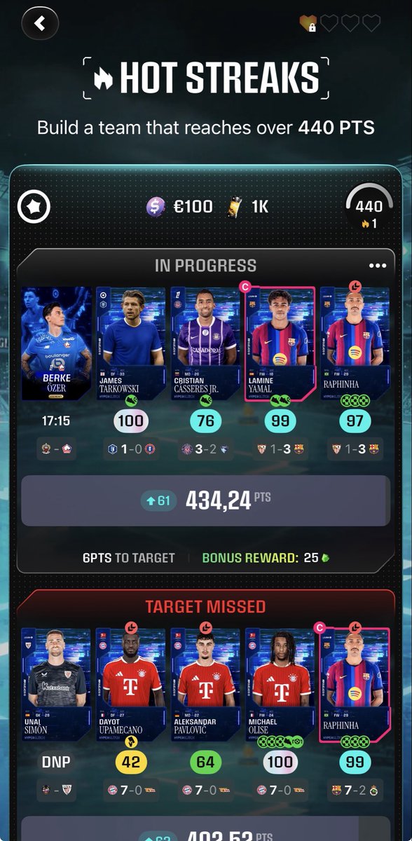 TwitchFifa9's tweet photo. I see what your doing with the scores this week @Sorare 😂 ofc we are back to 99s again #sorare https://t.co/NWMAWbDpYv