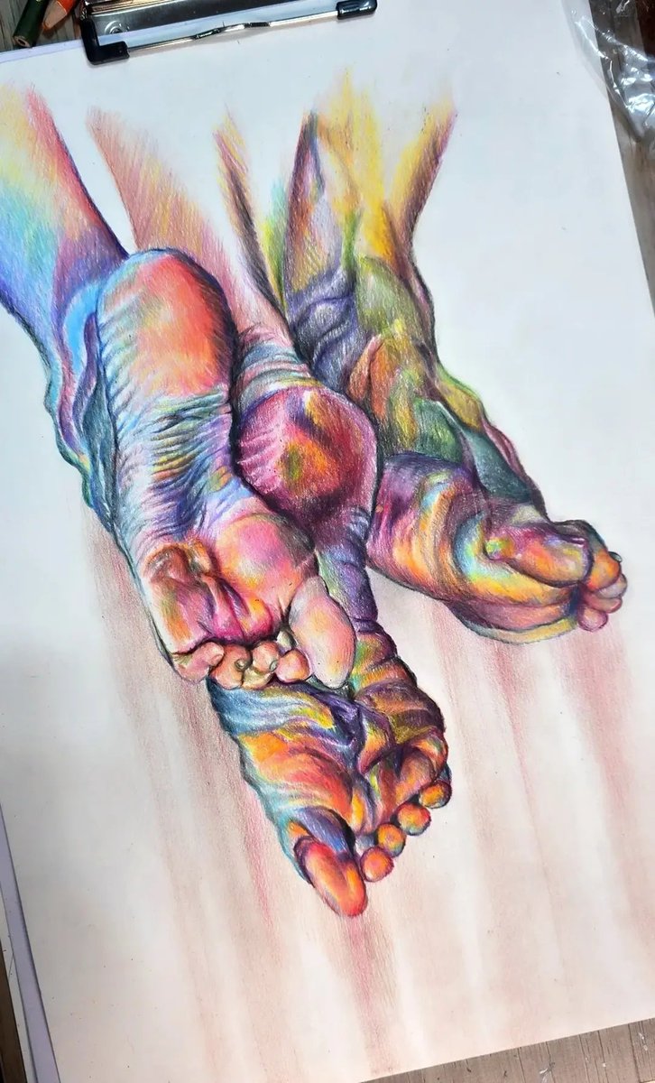 NyxaraStudio's tweet photo. My new #artwork ✨️🌈
#art #foot #drawing #painting #artist https://t.co/O4mVleE0JL