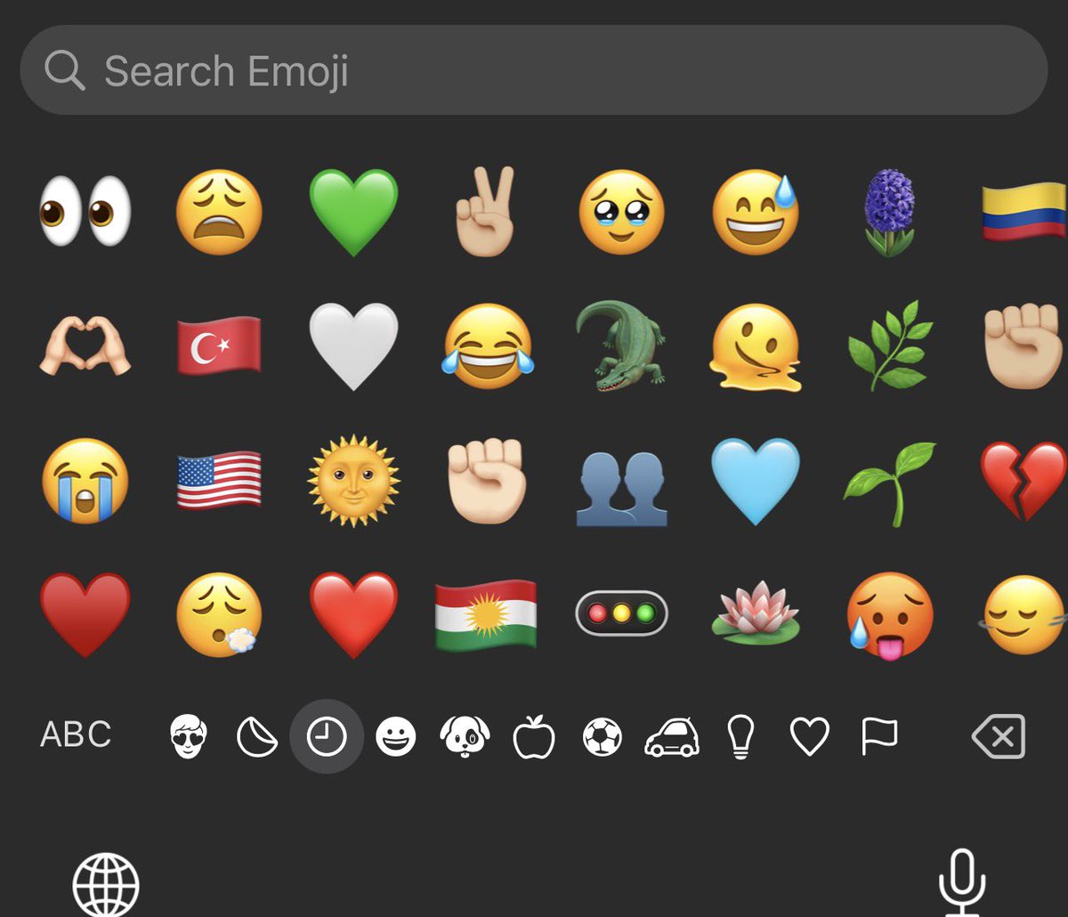 sinaforboth's tweet photo. there’s a kurdish flag emoji ???? https://t.co/TaDVLABYep