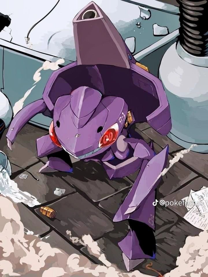 BastiodonMafia's tweet photo. @Kyootiji I've come to appreciate Pokemon for having several little guys who meet the criteria tbh.

I think the art difference from the more serious edgy look to a more fun cartoony look threw me off.

This is literally an Evangelion Eva. https://t.co/LQGAIMyCs1