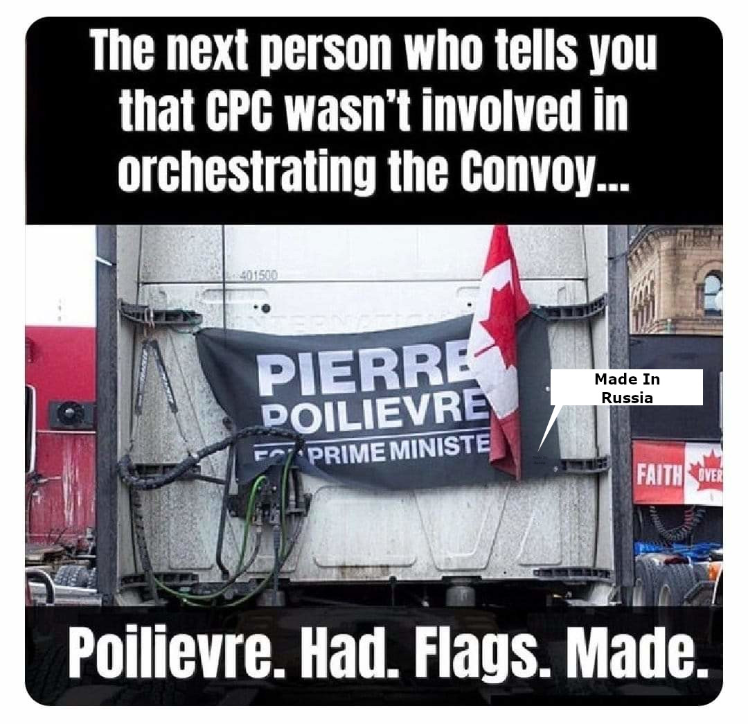 roulinski's tweet photo. Let's be clear about what happened: the Freedom Convoy was an attempt to dismantle and overthrow a democratically elected government. @PierrePoilievre and @CPC_HQ didn't just watch—they actively endorsed and enabled it. That’s the bottom line. https://t.co/9keAc4O35E