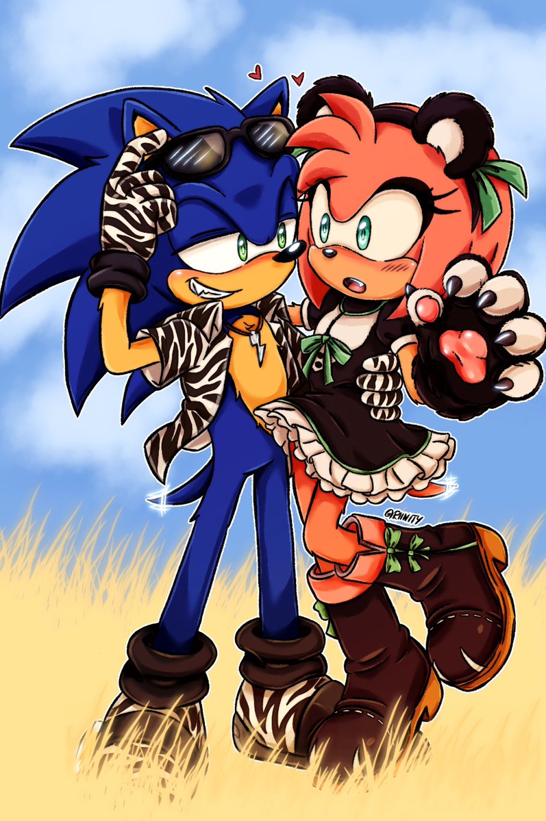 riinity's tweet photo. A different Savannah Encounter ...
🦓🐼  💙🩷
#sonicthehedgehog #amyrose #sonamy #digitalcoloring #PandaAmy #ZebraSonic #sonamyAU #Ihavealwayswantedtodrawpandaamy #DontREUPLOADMyArtPlz #rinissketchingforfun #SonamyWildLife https://t.co/jdEoFy3k9Z