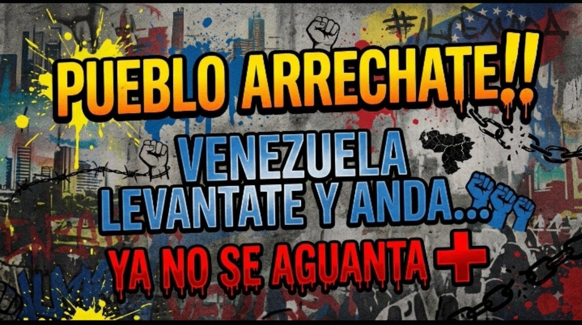 FirE_05D's tweet photo. 📢🇻🇪💥 QUE ESPERAMOS PARA REACCIONAR🇻🇪💥💥💥 TODA LA NACION AAAAAAA YA BASTAAAAAAA DE ESTOS POLITIQUEROSSSSS DELINCUENTES HAMPONESSSSS RT https://t.co/pBjoArcrFX