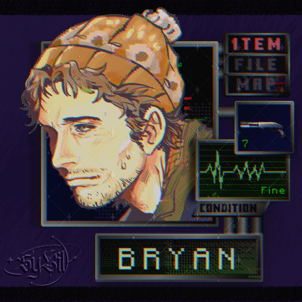 _sybyl's tweet photo. Tried to do the OG resident evil 2 menu !
#residentevil #REHBfun https://t.co/AcK19ZkdV3
