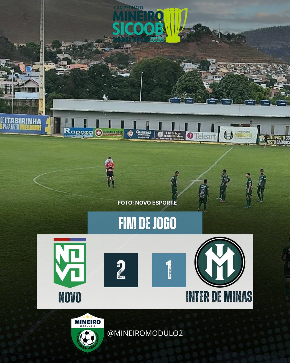 mineiromodulo2's tweet photo. SEGUNDONA MINEIRA🏆

Venda Nova, Betim B, Paracatu e Novo Esporte venceram seus jogos em casa na estreia da Segundona Mineira 2026. https://t.co/KWfnX2lngs