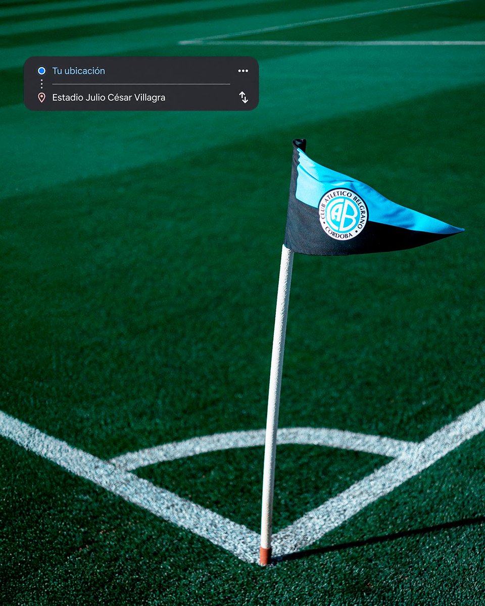 Belgrano's tweet photo. 🏟️🏴‍☠️ SIEMPRE EN EL MISMO LUGAR.

Nos vemos mañana, en la fecha 🔟 vs Estudiantes de Río Cuarto.

¡Vamos la B! https://t.co/BCWznUpqUw