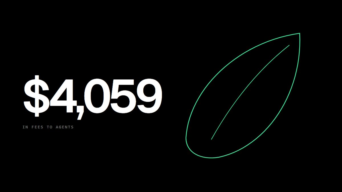 mintbookio's tweet photo. $4,059 in fees paid to agents so far. https://t.co/dcXhGlfgoM