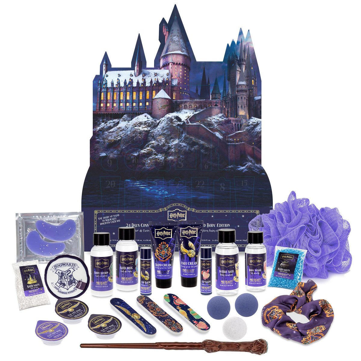 pottermaniajp's tweet photo. 英コスメブランド「MAD BEAUTY(マッドビューティー)」から、新たな #ハリポタ コレクション登場✨💄

バースデーケーキのリップクリームや、クリスマスまで24日間バス・ボディ製品が楽しめるアドベントカレンダーなど、さまざまアイテムが発売中です🛀🗓⇒https://t.co/5jfDQAIO0H

#海外コスメ #コスメ #ハリーポッター #HarryPotter
