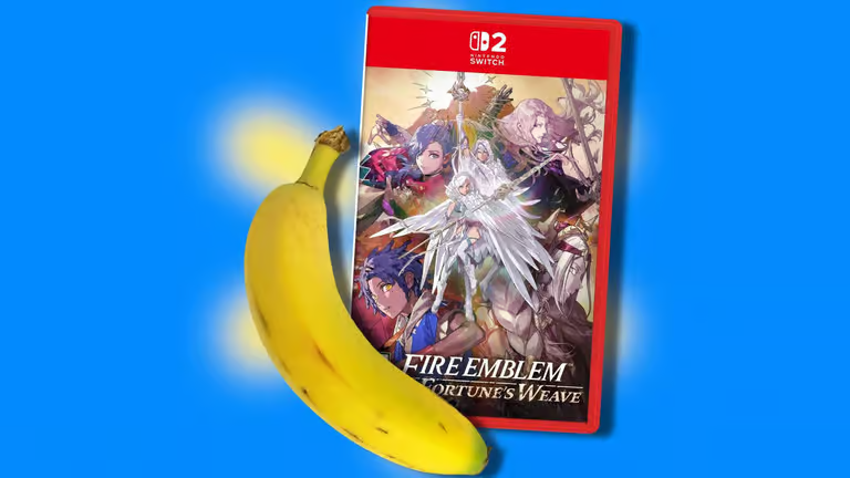 eXtas1stv's tweet photo. 🍌 NINTENDO SUBE LAS VENTAS DE LAS BANANAS🎮

En Walmart cuando compras una banana, incluso una de apenas 20 centavos, se activa una promocion que te descuenta $20 dólares en juegos de Switch 2 como Fire Emblem: Fortune’s Weave.

Esto aumentó la venta de Bananas en EEUU hoy.💀 https://t.co/ZQx99ijOxz