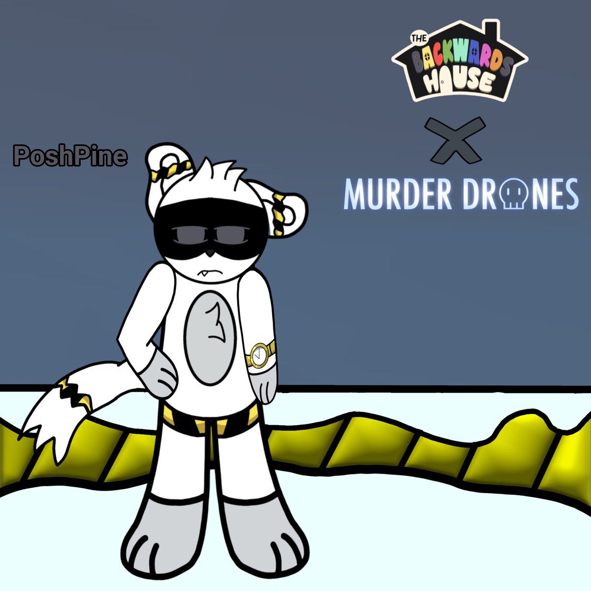 LonePainter16's tweet photo. The Backwards Houses X Murder Drones Part last part. (Maybe) #lonelyPaintersarts #AU #fanart #art #digitalart #artwork #murderdrones #murderdronesart #murderdronesfanart #mdtwt #md #mdfandom #murderdronesfandom #thebackwardshouse #TheBackwardsHouse #BackwardsHouse #TBH #fandom https://t.co/ek9471rMgH