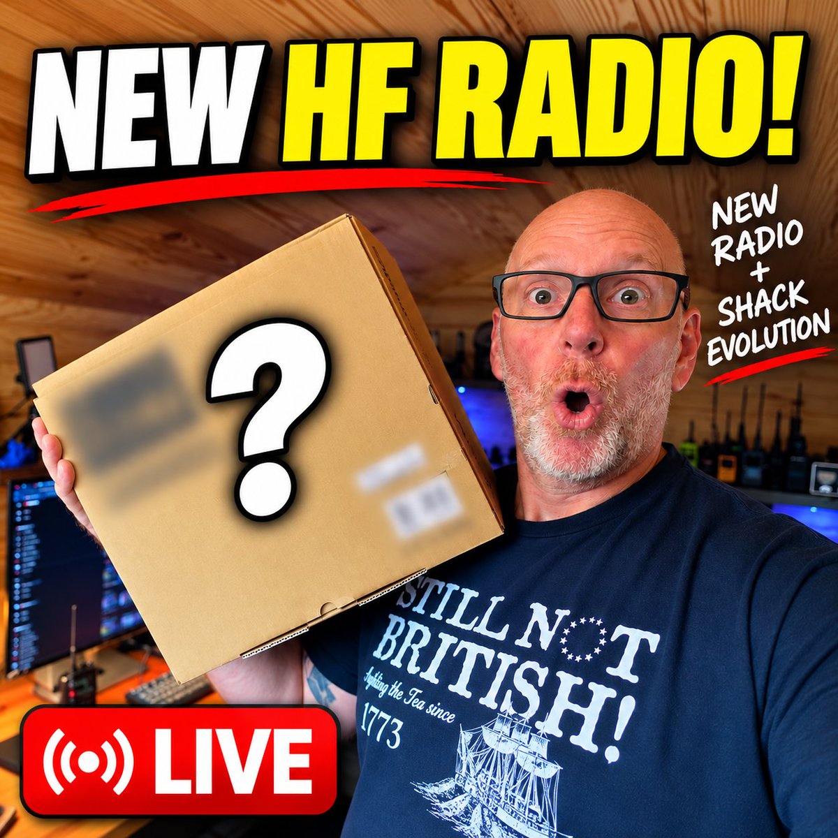 PRK_Radio's tweet photo. Be sure to join me Monday 9/21 at 8pm central for a livestream where I discuss the evolution of your ham shack and I'll reveal my NEW radio. Hope to see you in the chat. https://t.co/wCjUlzoW9O