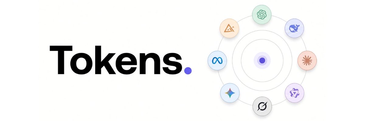 tokenspump's tweet photo. Welcome to Tokens!

One coin. Every AI model. Free.

Hold 10,000 Tokens, connect your wallet, and chat with Claude, GPT, Gemini, Grok, and 442 more models zero subscriptions, zero per-call charges.

Full API included. Plug 442 models into your own product with one key no separate contracts with 442 providers.

Fees in. Models out. Runway public.

C3b3fpyRWsJf3bo6vay2vo1bQ7CezwumZwTrP82Lpump

Start today: https://t.co/HzOxtLiFYp
Read me: https://t.co/q6oC0MZ2mR
Docs: https://t.co/wJZmioutGg