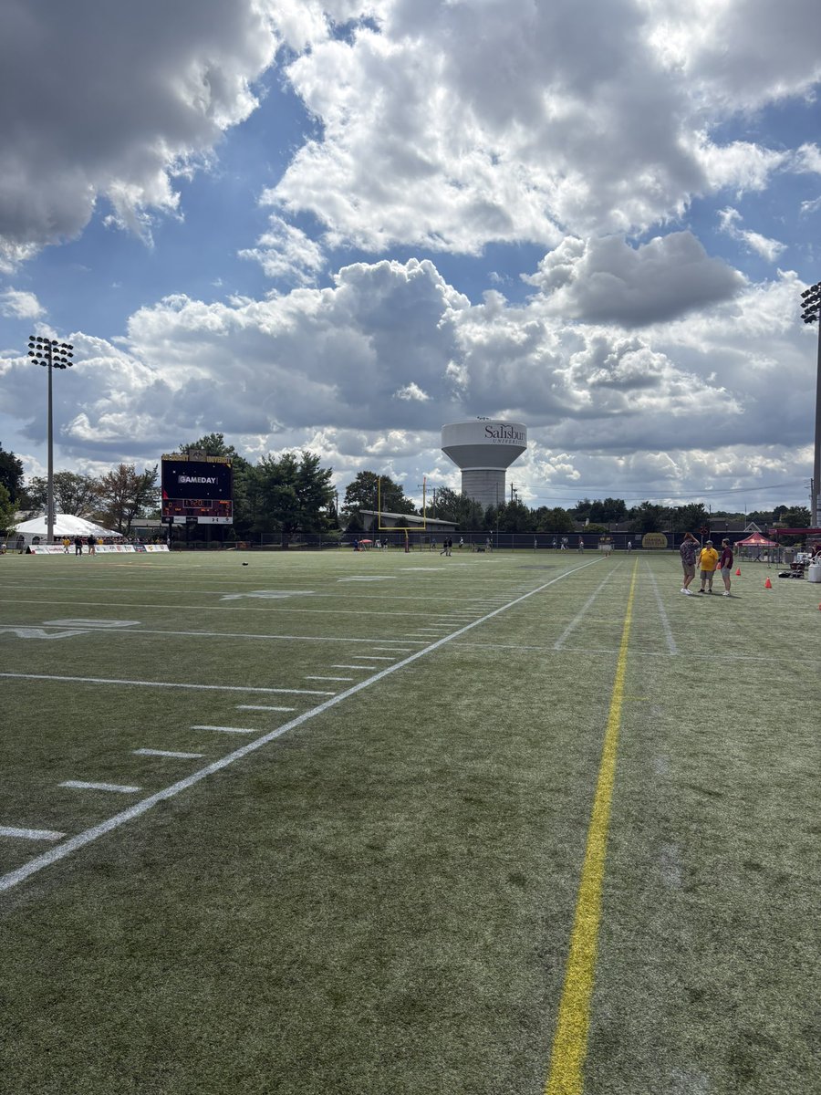 DelmarvaSports's tweet photo. The stage is set for a college football matinee! 

Tune in at 1:00 on  DSN for Washington and Lee at @SeaGullFootball.

@TylerJAitken and @darron_wallace have the coverage in the booth with @PatrickCassat on the sidelines. https://t.co/VLD8u04Qpi