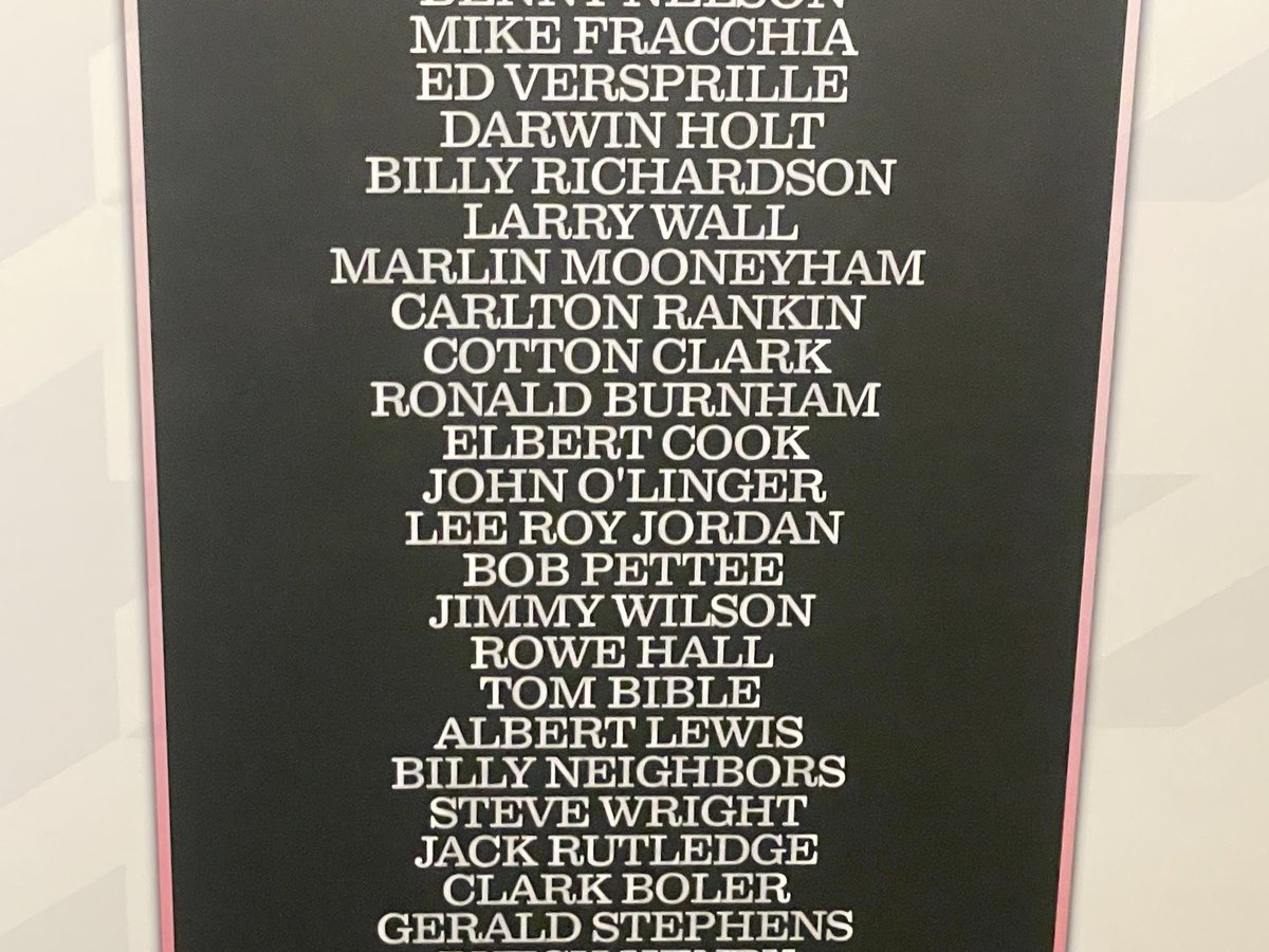 PatB5153's tweet photo. Very cool seeing Dad's name and picture in the Bryant Museum at #Alabama. "Ain't nothin but a winner" #Ronald @ShaneBurnham52 @DCWallyB
#Bama #FSU https://t.co/d5s8UvvH6J