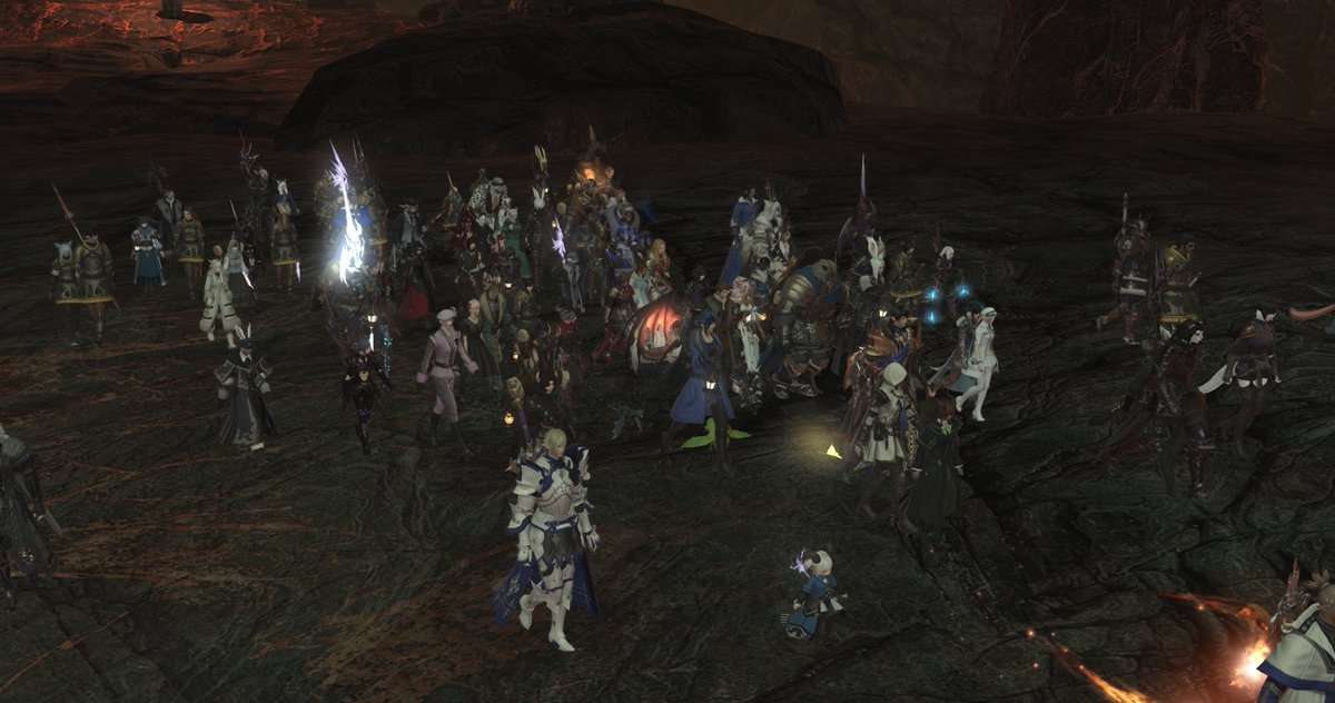 theflashplayer9's tweet photo. Joined in on the DRAGONSONG: HAURCHEFANT &amp; YSAYLE LONG WALK today here area few pics i took

#weshallwalkxiv #ffxivbighike https://t.co/Ty9eDV7g9l