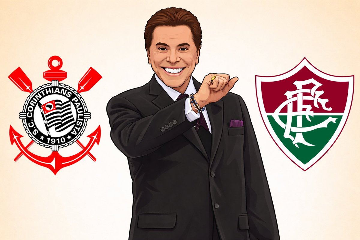 Noitedecopa's tweet photo. 🚨 AMANHÃ É DIA DE CLÁSSICO SÍLVIO SANTOS!

Você sabia que o confronto entre Corinthians e Fluminense se chama Clássico Sílvio Santos desde 2024?

Nascido no Rio de Janeiro e torcedor do Fluminense, Sílvio Santos nunca escondeu sua admiração também pelo Corinthians quando foi morar e fazer sua carreira em São Paulo.

Ele deu voz a uma marchinha que ficou muito conhecida entre a torcida do Timão: “Doutor, eu não me engano, meu coração é corinthiano” 🎶

Por coincidência do destino, Fluminense e Corinthians jogaram justamente no dia do seu falecimento, em 17 de agosto de 2024 pelo Campeonato Brasileiro, o jogo terminou em 0x0 no Maracanã.

E o confronto pra alegria do nosso eterno Sílvio Santos, é bem equilibrado até hoje! Foram 126 jogos ao longo da história, com 45 vitórias do Corinthians, 45 vitórias do Fluminense e 36 empates.
