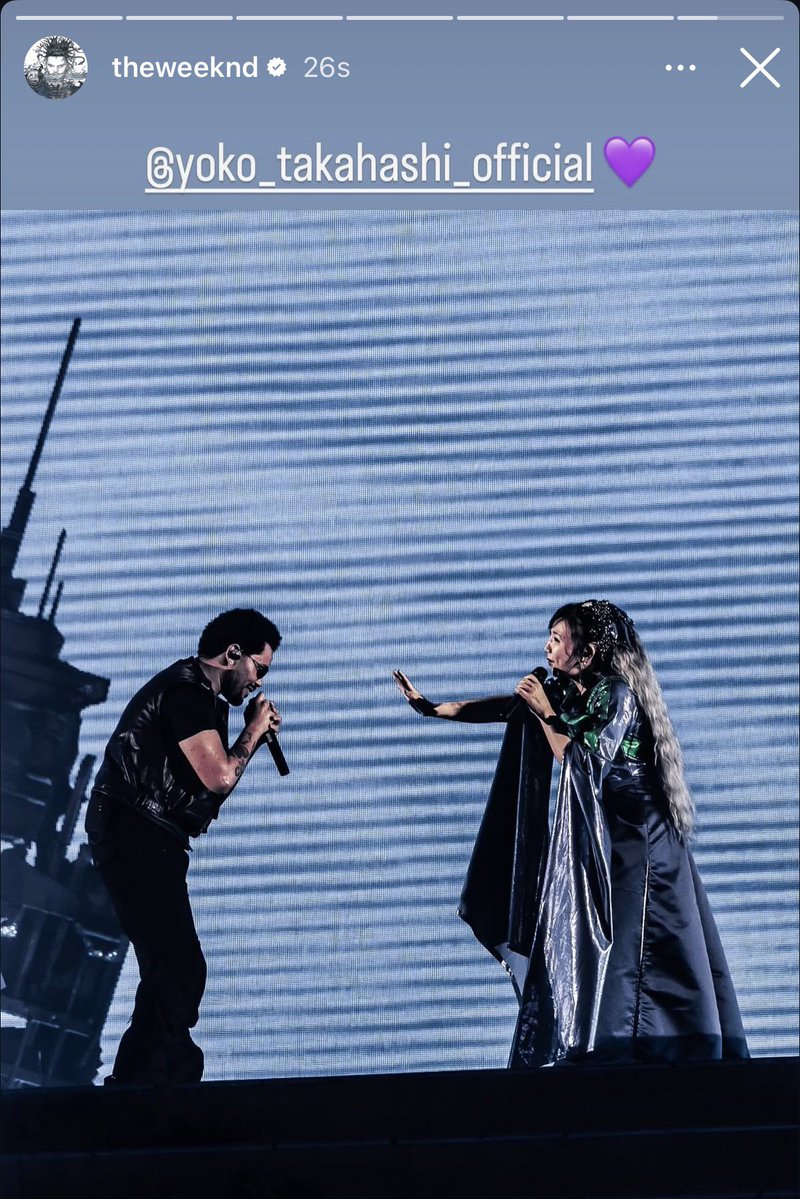 TheWeekndOnl's tweet photo. The Weeknd &amp; Yoko Takahashi https://t.co/LMa5uP1Ske