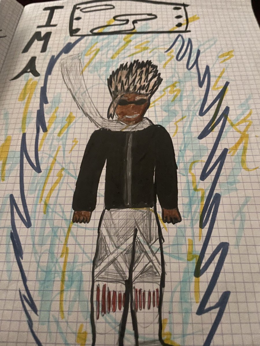 Was_13k's tweet photo. "Ima de la foudre ⚡️" (premier dessin) https://t.co/dTI6iUm8gJ